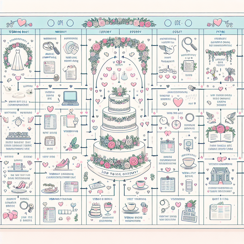 Calendario de planificación de boda: qué hacer y cuándo