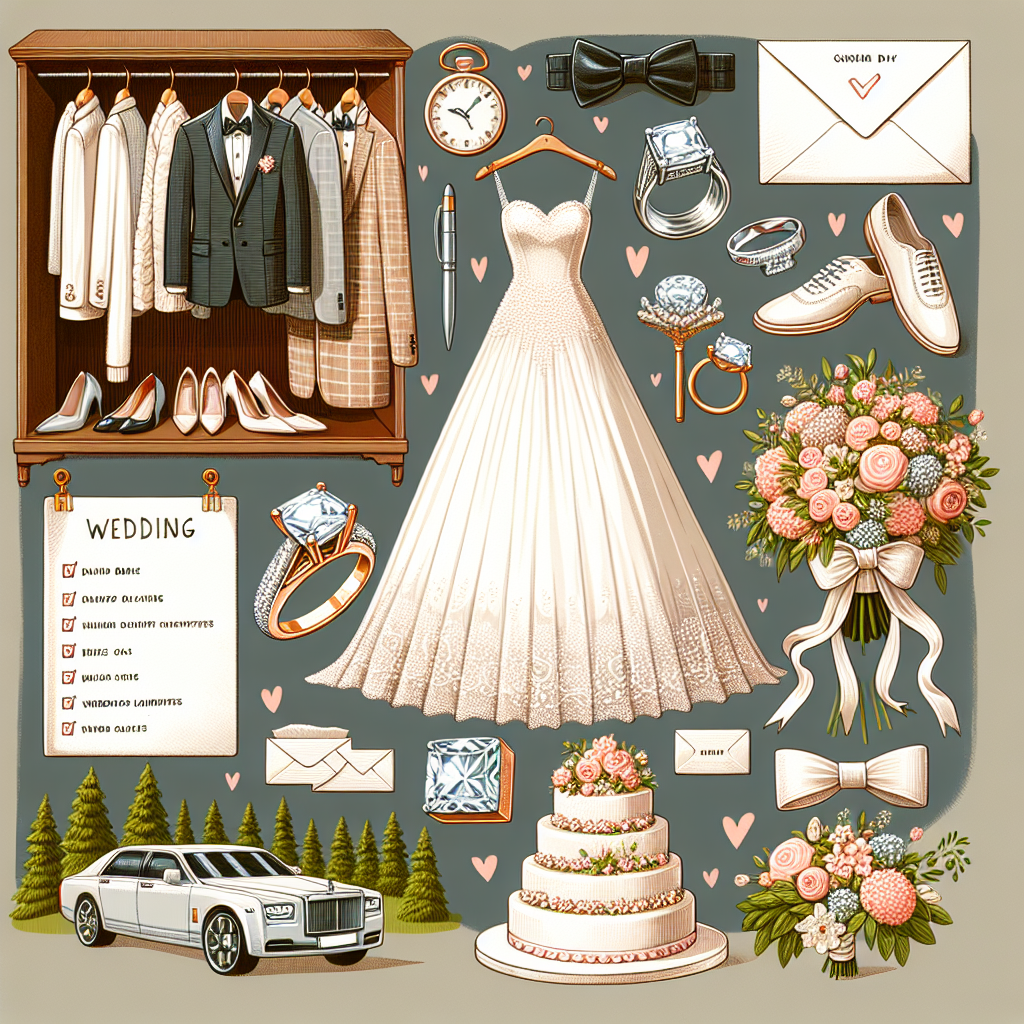 Checklist de boda: todo lo que necesitas para tu gran día