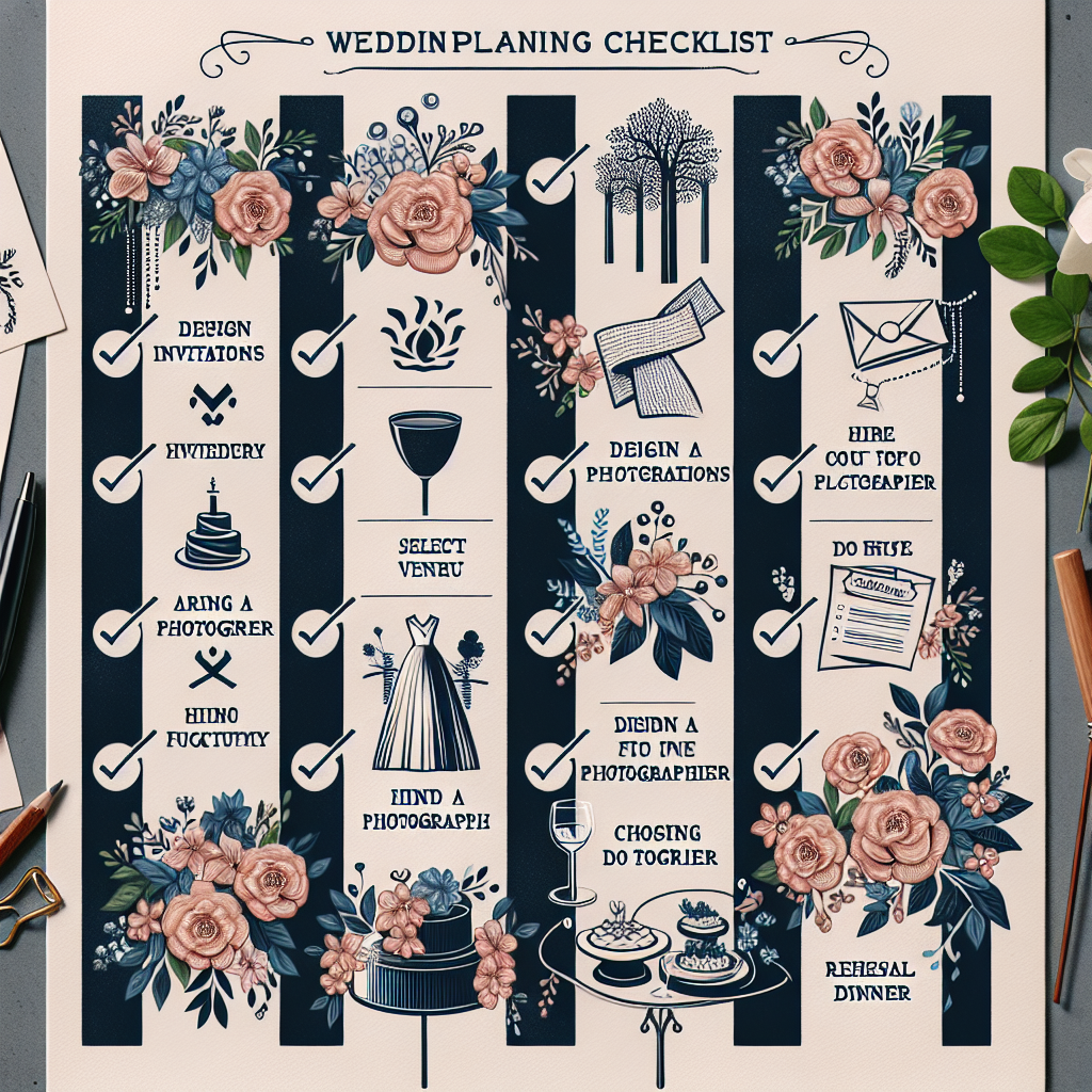 Organiza tu boda con esta lista de tareas imprescindible