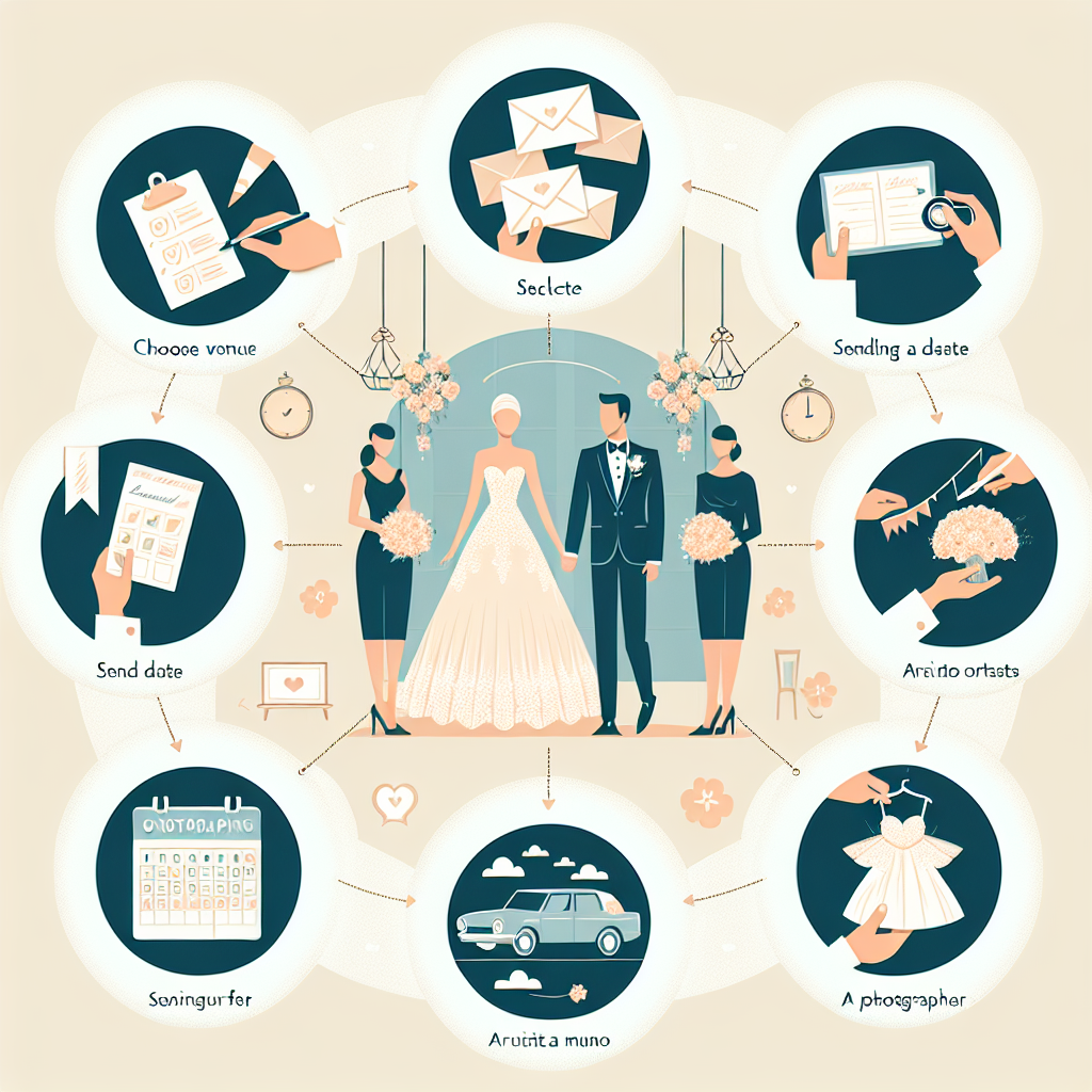 Pasos esenciales para planificar una boda exitosa